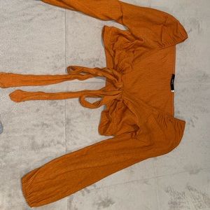 Front Tie Cropped Top